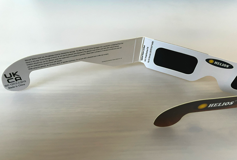 Helios Sonnenfinsternisbrille - Sonnenbeobachtungsbrille