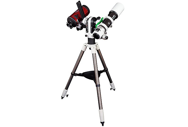 SkyWatcher AZ-GTiX WLAN DUAL SADDLE GoTo azimutale Montierung mit Stativ